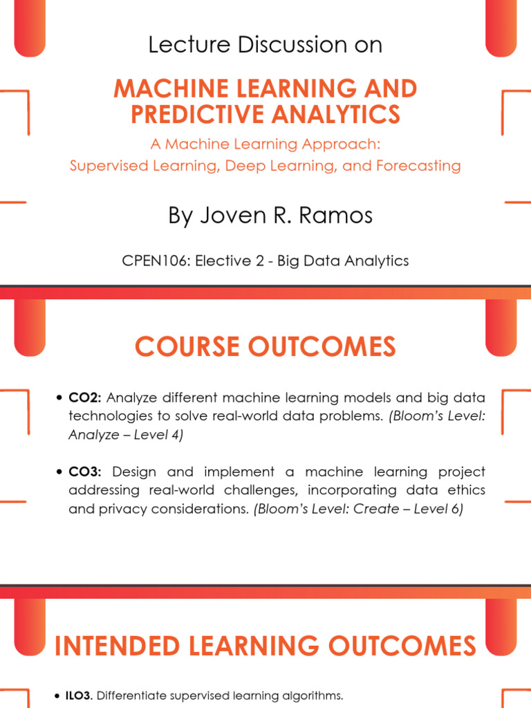 Machine Learning & Predictive Analytics Guide | PDF | Machine Learning ...