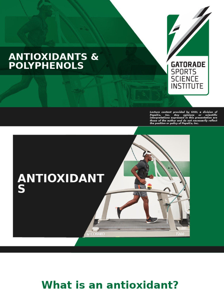 Antioxidants and Polyphenols | PDF | Antioxidant | Reactive Oxygen Species