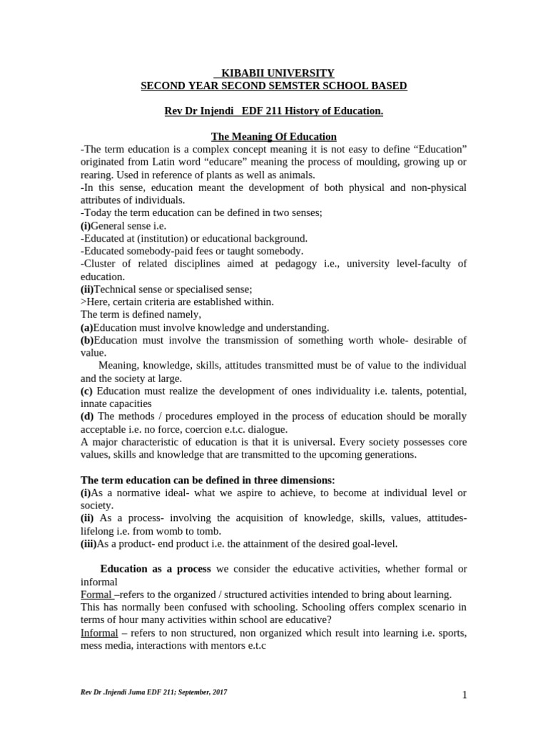 EDF 211 History of Education. | PDF | Confucianism | Ancient Egypt