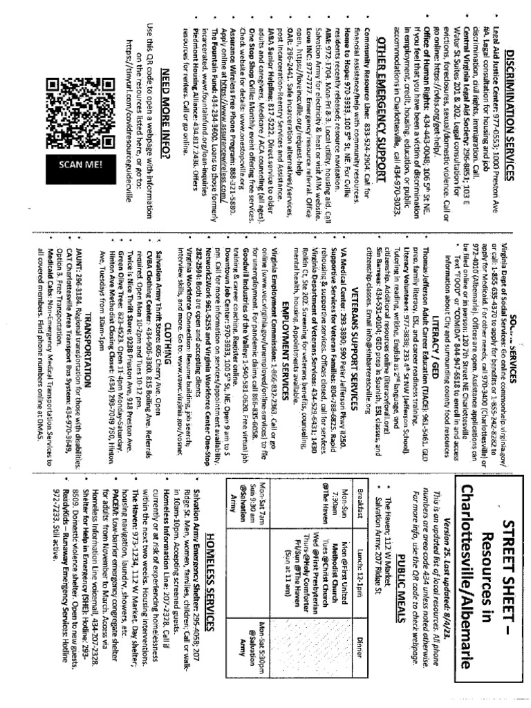 Street Sheet 2024 | PDF