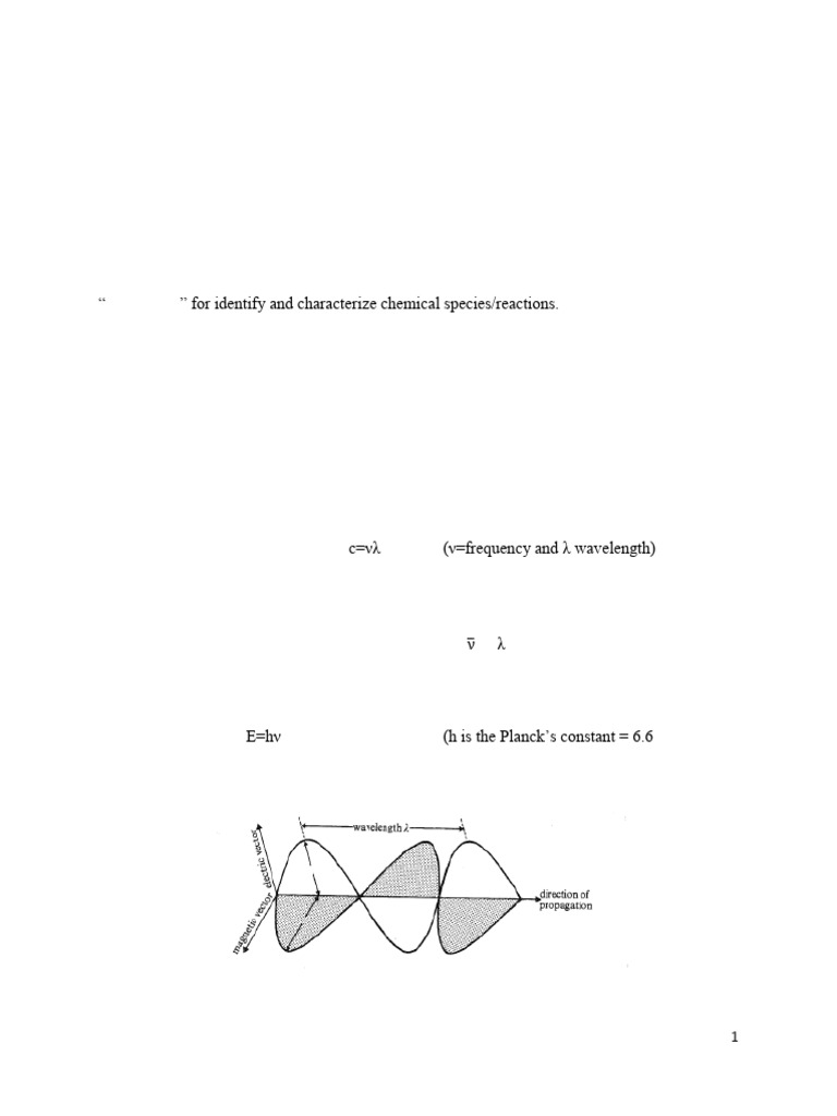 Spectrophotometry in Materials Analysis | PDF | Energy Level ...