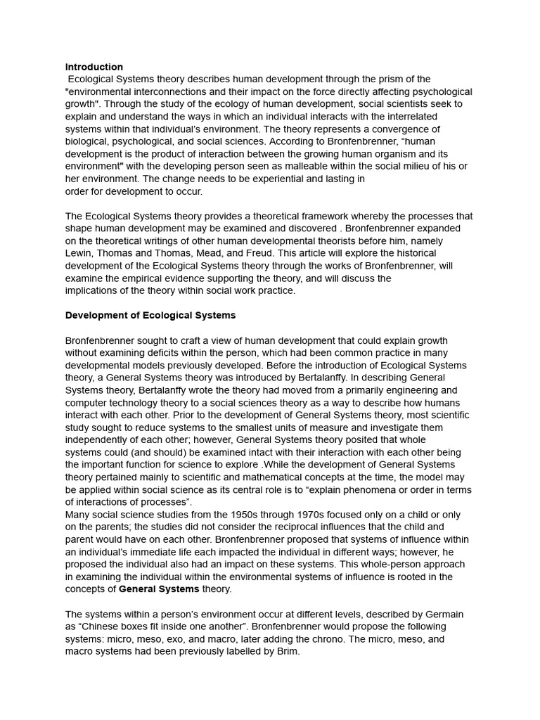 Ecological Systems 15 Marks | PDF | Systems Theory | Ecology