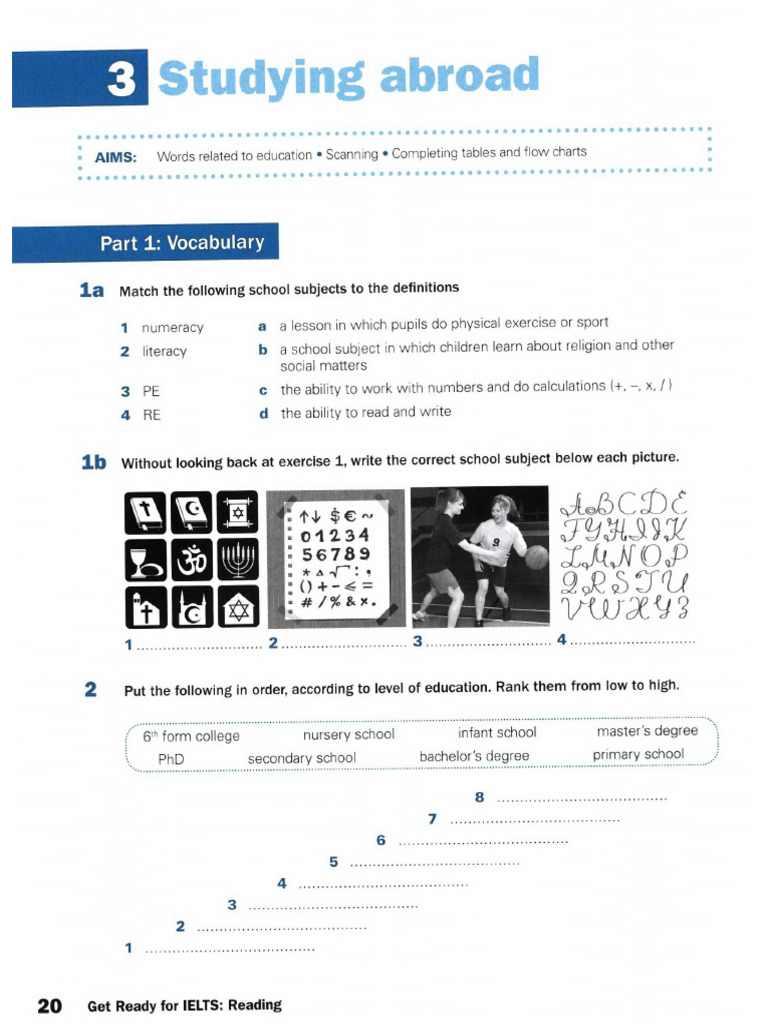 Reading Unit 3 - Studying Abroad | PDF