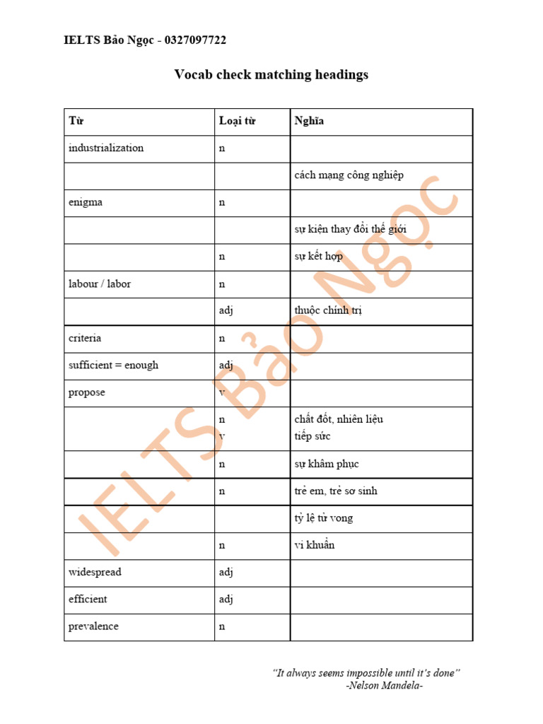 Matching Headings | PDF