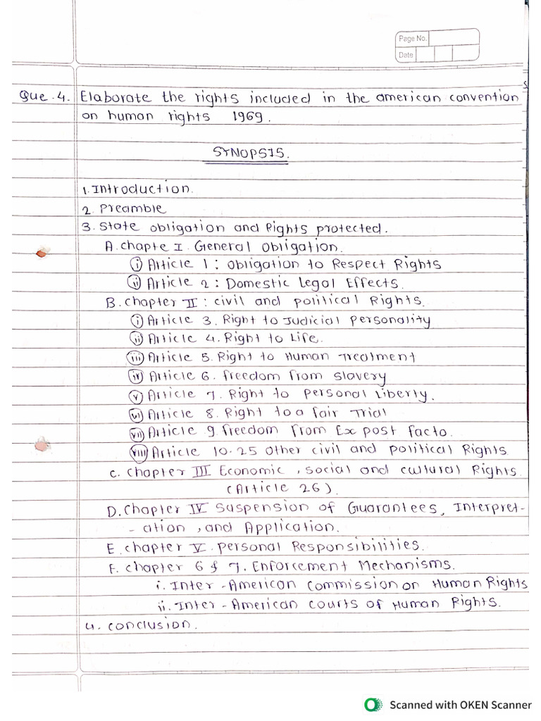 Human Rights Tutorial No 4 | PDF