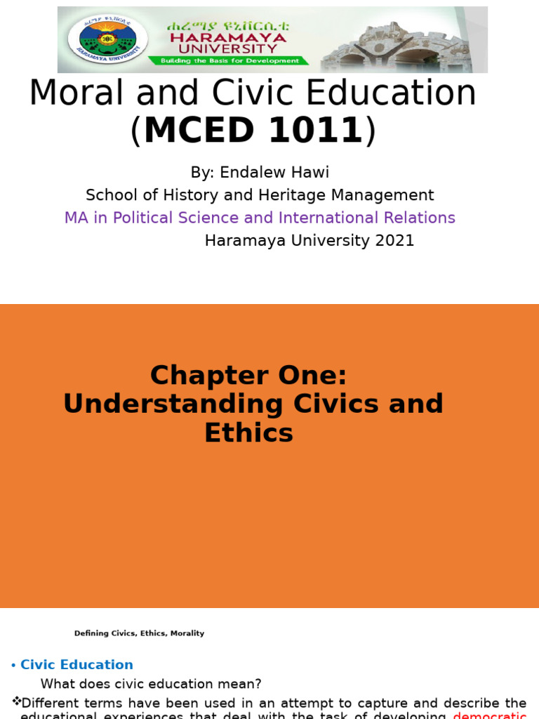 Civics and Ethics Education Overview | PDF | Utilitarianism | Morality