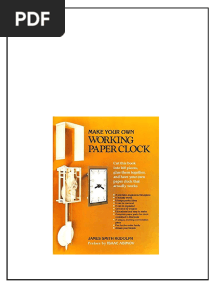 (Ebook) Make Your Own Working Paper Clock by James Smith Rudolph ISBN 9780060910662, 0060910666 instant download