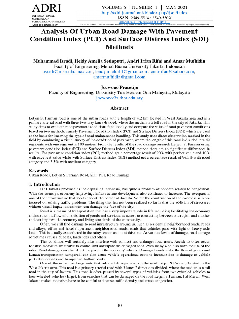Analysis of Urban Road Damage With Pavem | PDF | Road | Density