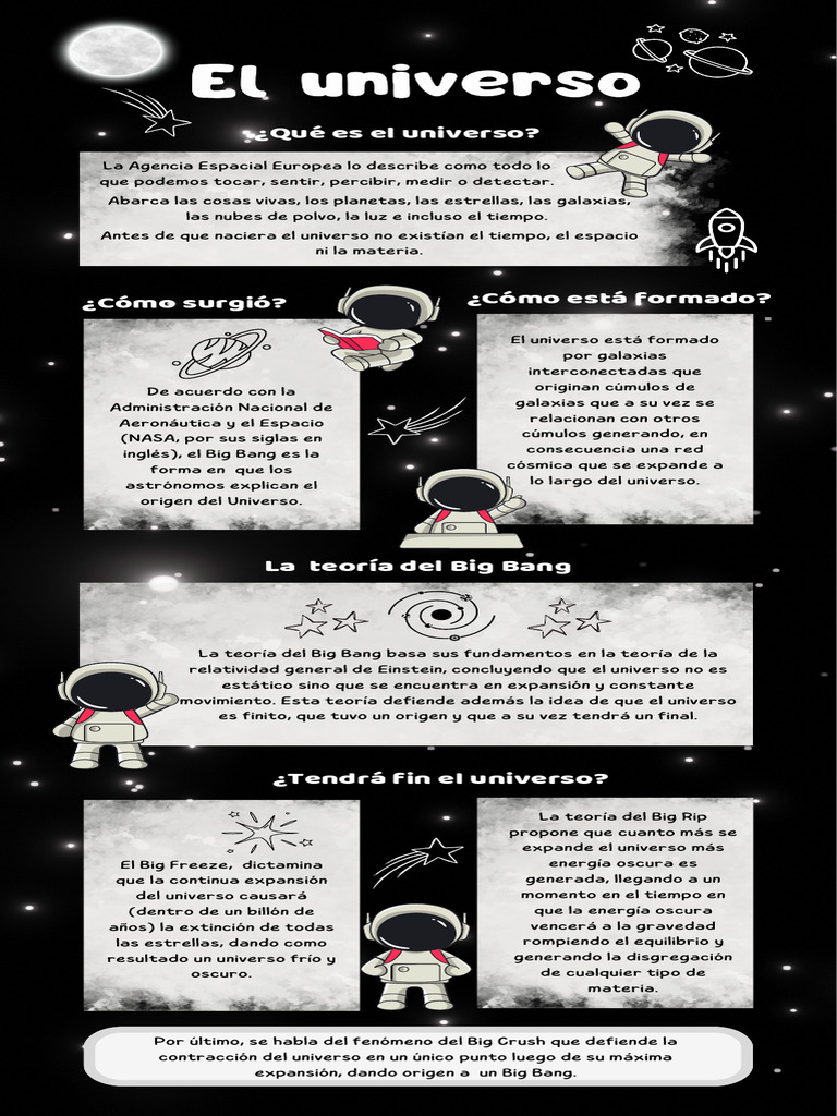 Teorías del origen del universo | PDF | Universo | Big Bang