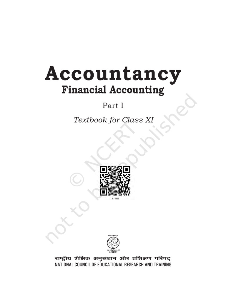 NCERT Class 11 Accountancy Part I PDF | PDF | Depreciation | Expert