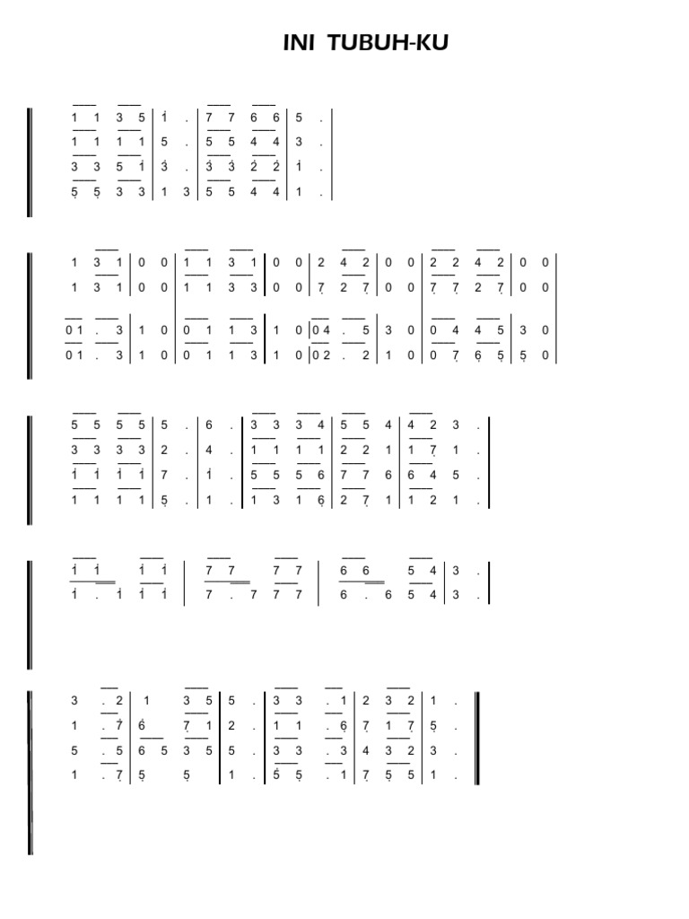 Ini Tubuhku | PDF