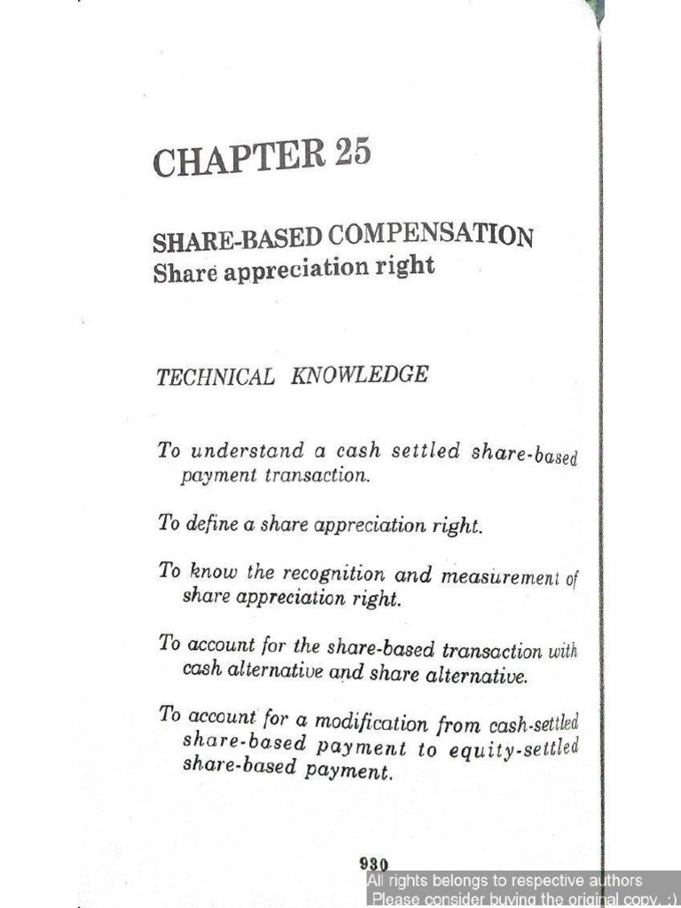 SBC Share Appreciation Right | PDF