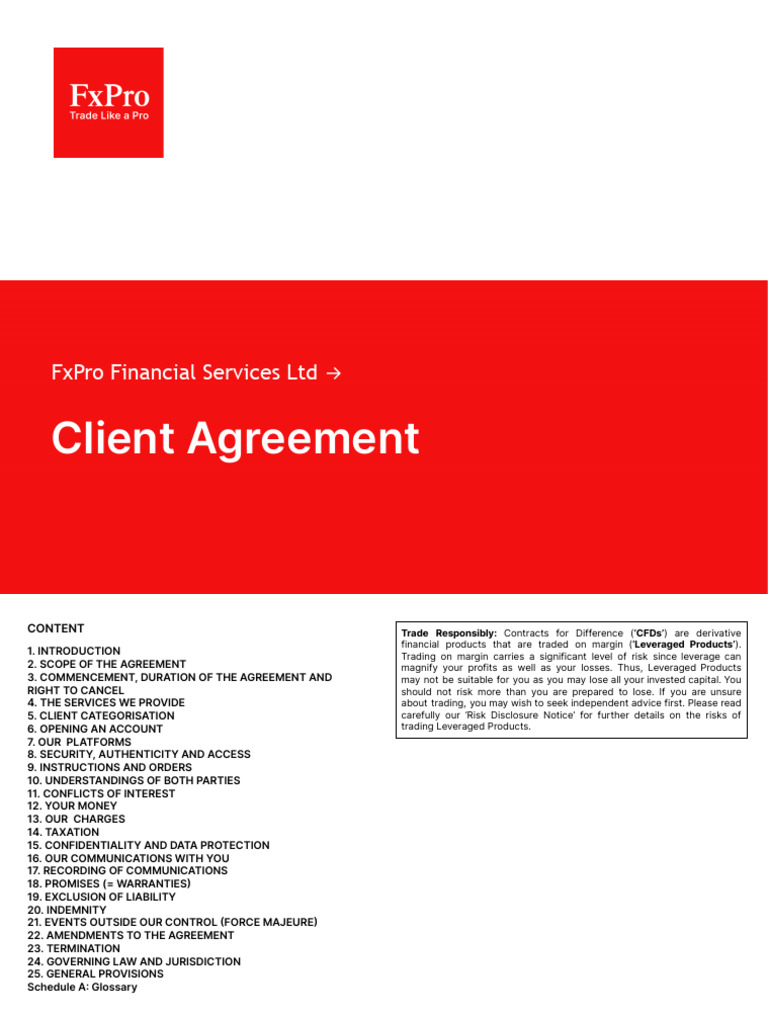 Restricted Trading Behaviors in FxPro Agreement | PDF | Contract For ...