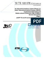 ETSI TS 122 078: Technical Specification