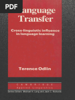 Selinker’s Interlanguage Theory (1972) | PDF | Symbols | Languages