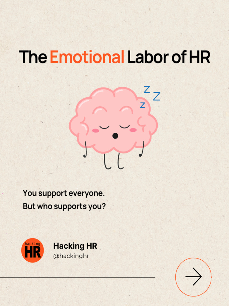 The Emotional Labor of HR | PDF