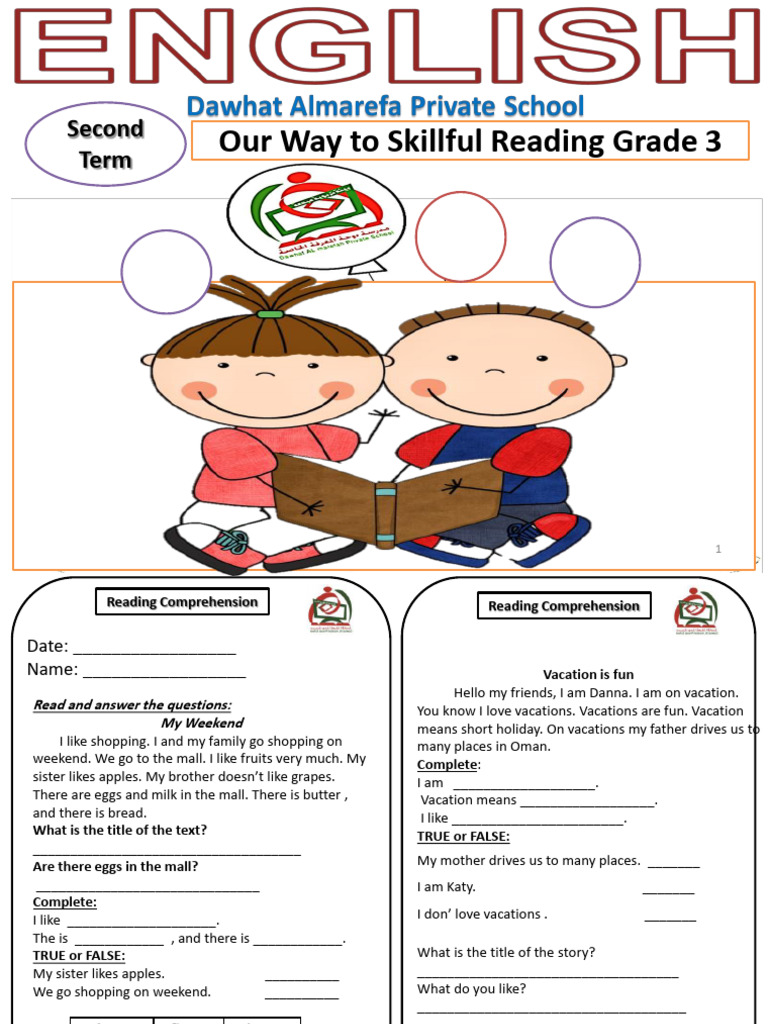 Grade 3 Reading Comprehension Exercises | PDF