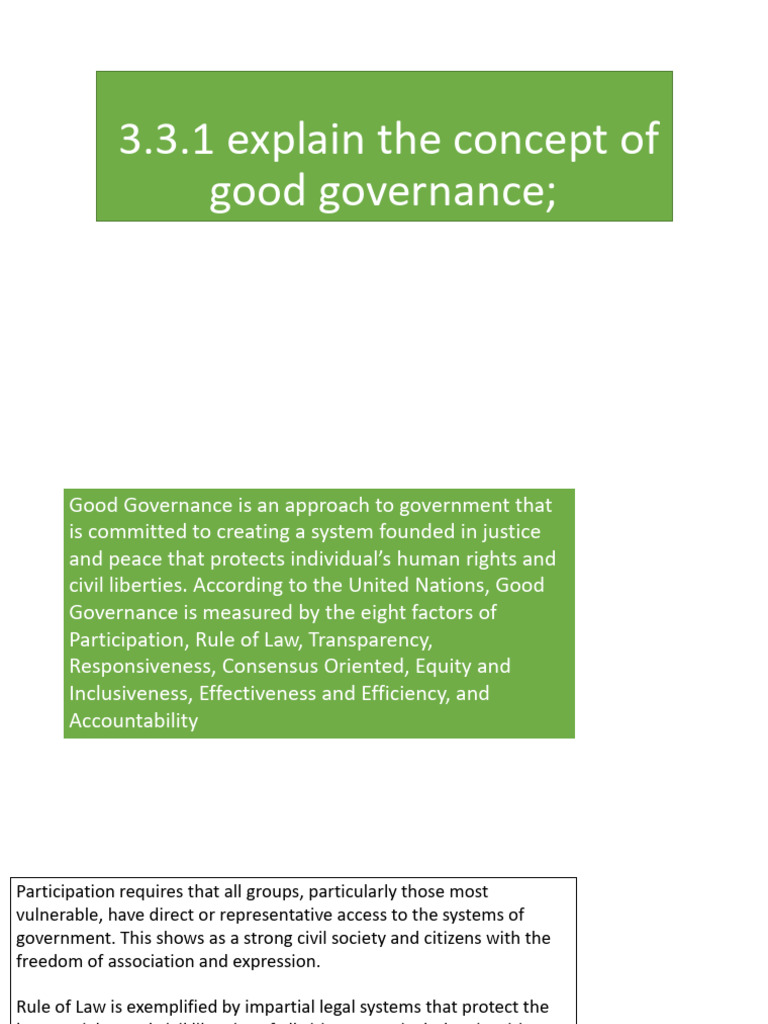 Good Governance Pdf