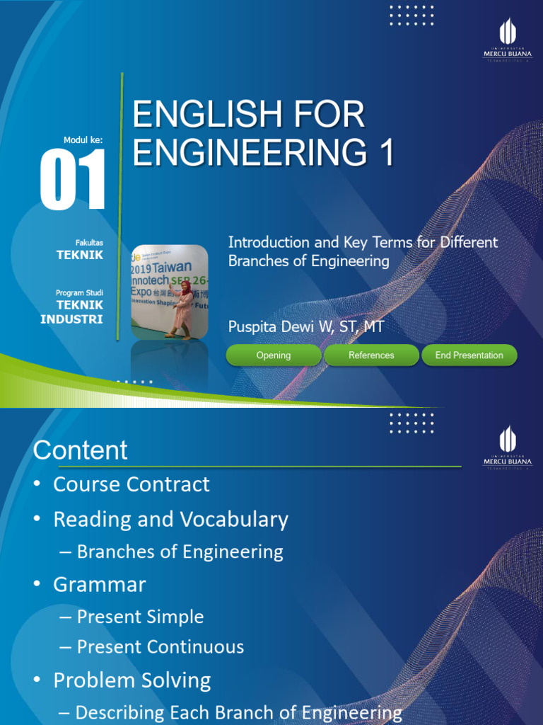 Modul 1 English For Engineering 1 | PDF | Engineering | Industrial ...
