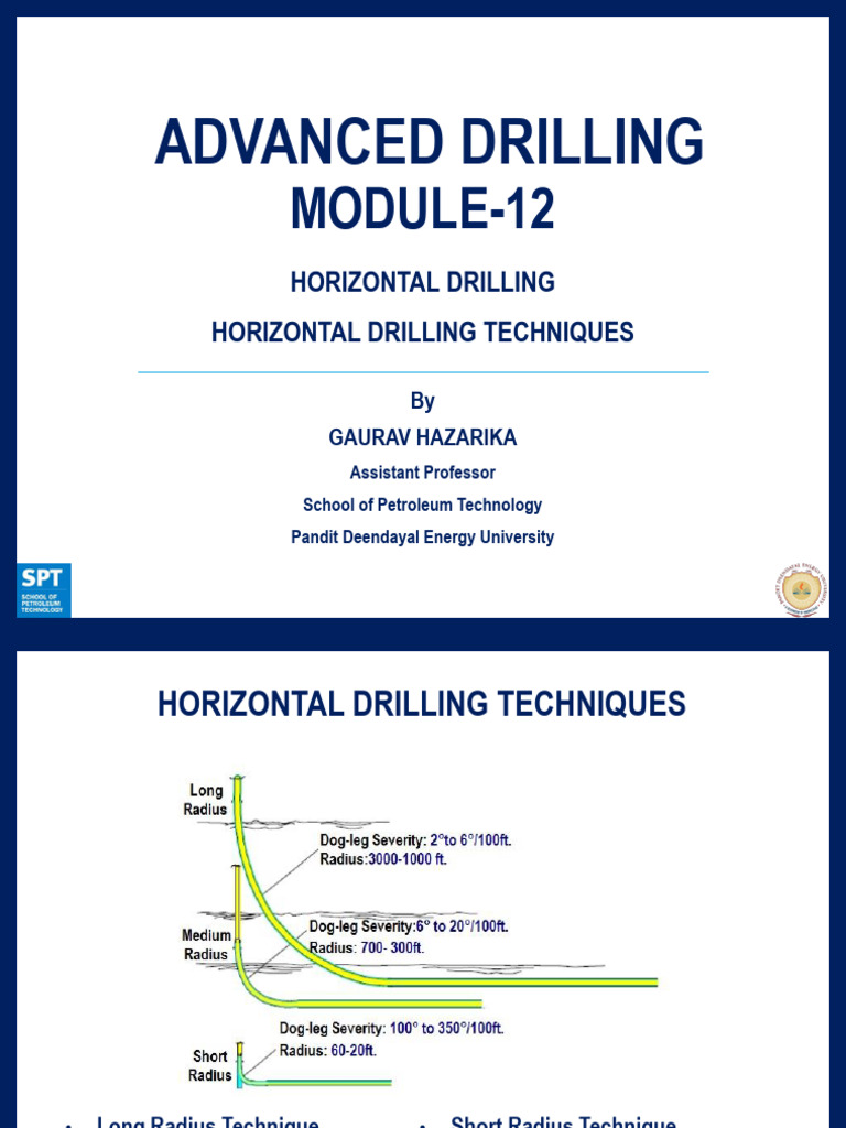 Horizontal Drilling Techniques Overview | PDF | Oil Well