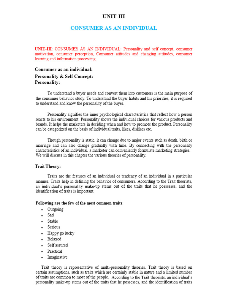 Understanding Consumer Behavior Dynamics | PDF | Learning | Motivational