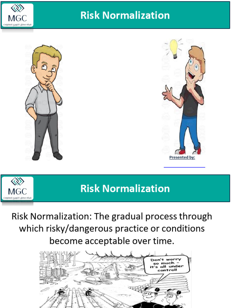 Risk Normalization by Waquar Usmani | PDF | Occupational Safety And ...