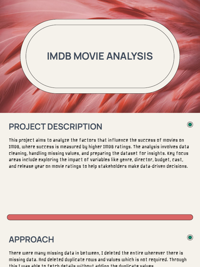 IMDB Movie Analysis | PDF
