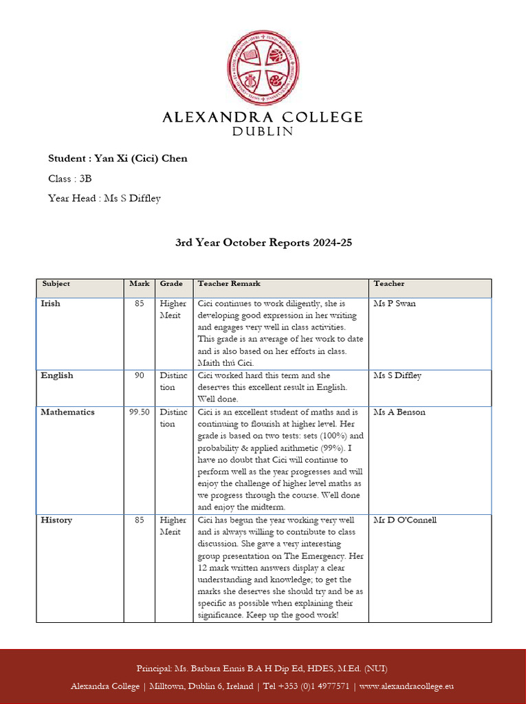 Exam Print Template - General | PDF