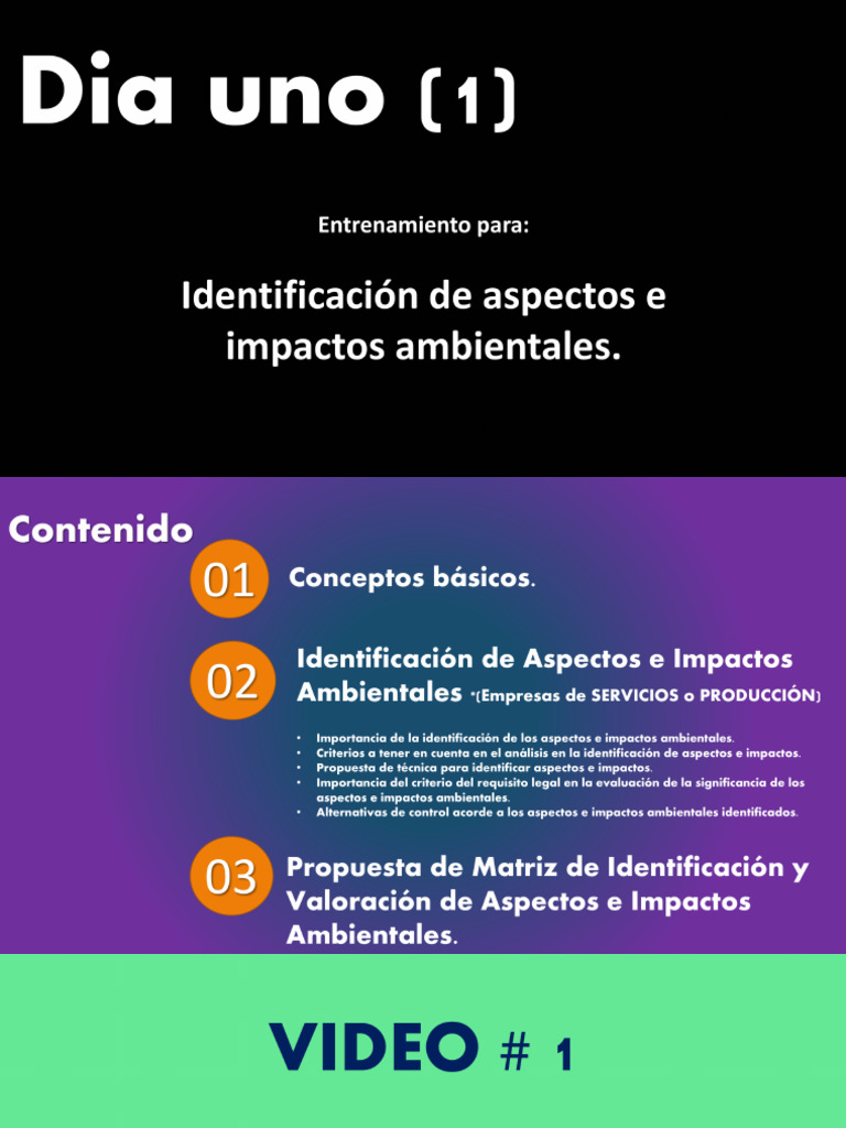 Presentación Matriz Aspectos e Impactacto Sena | PDF