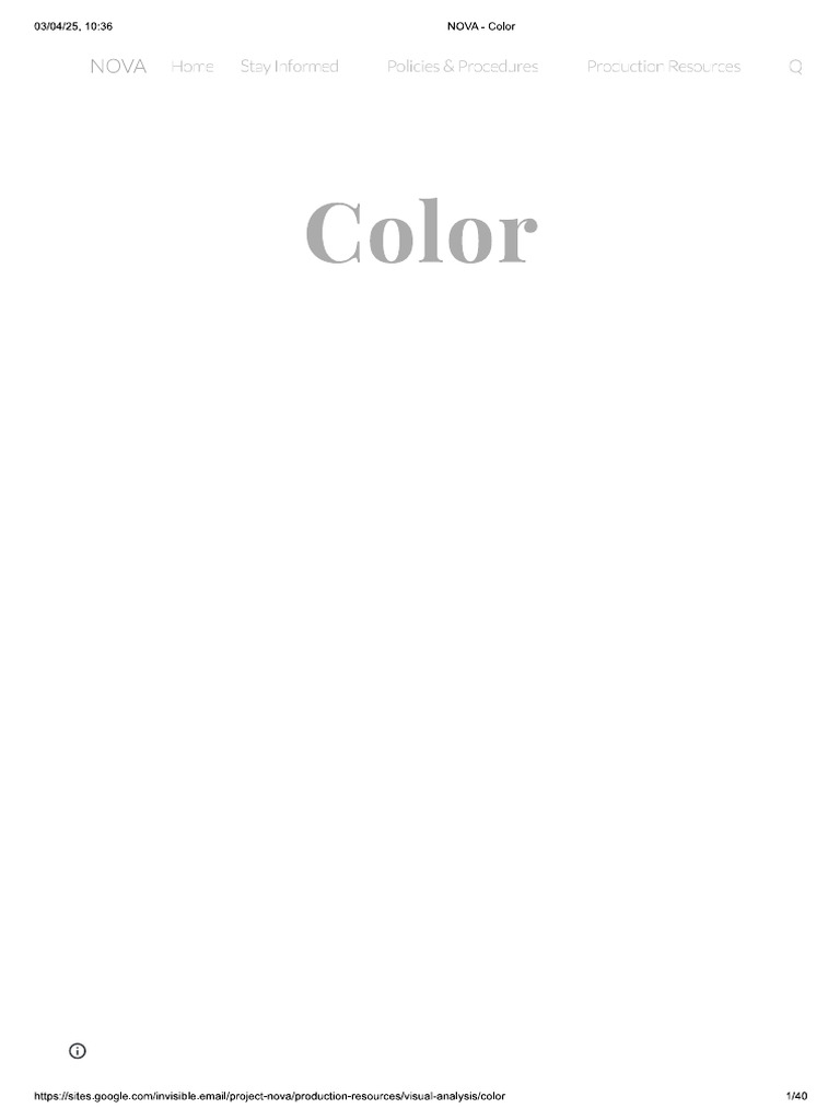 Training Color | PDF