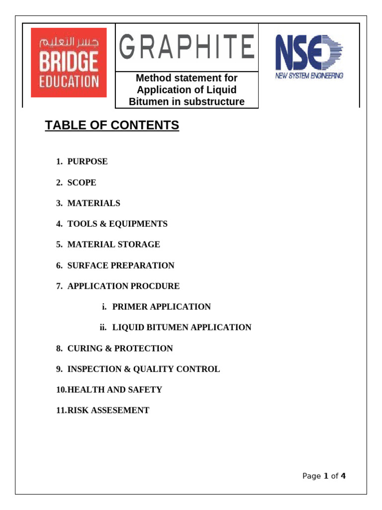 Liquid Bitumen Waterproofing Method | PDF | Concrete | Coating