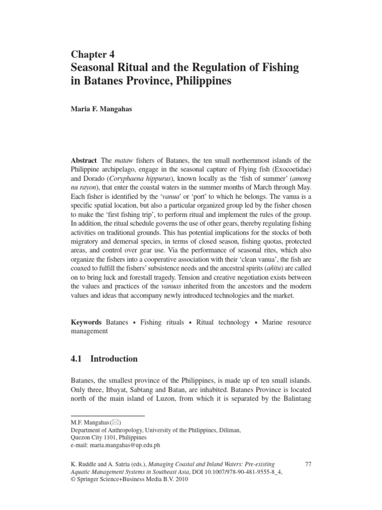 Mataw Fishing and Flying Fish in Batanes | PDF | Fisherman | Fish