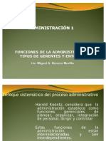 Tema 2. Funciones de La Administración Tipos de Gerentes El Entorno y Toma de Decisiones UHISPANOAMERICANA