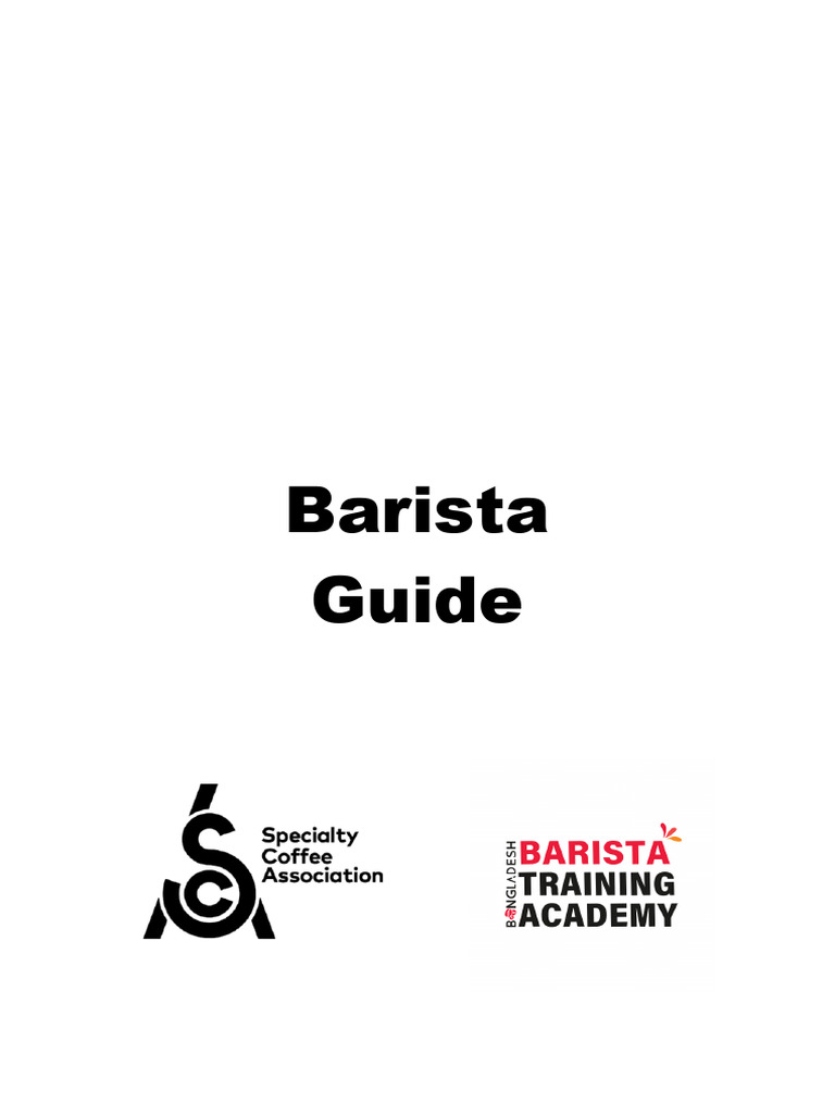 Barista Guide Line | PDF