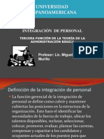 Tema 5. Integración de Personal UHISPANOAMERICANA