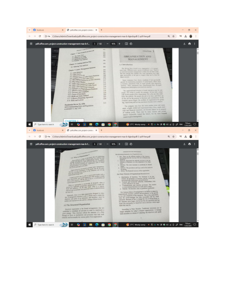 Chapter 1 Organization | PDF