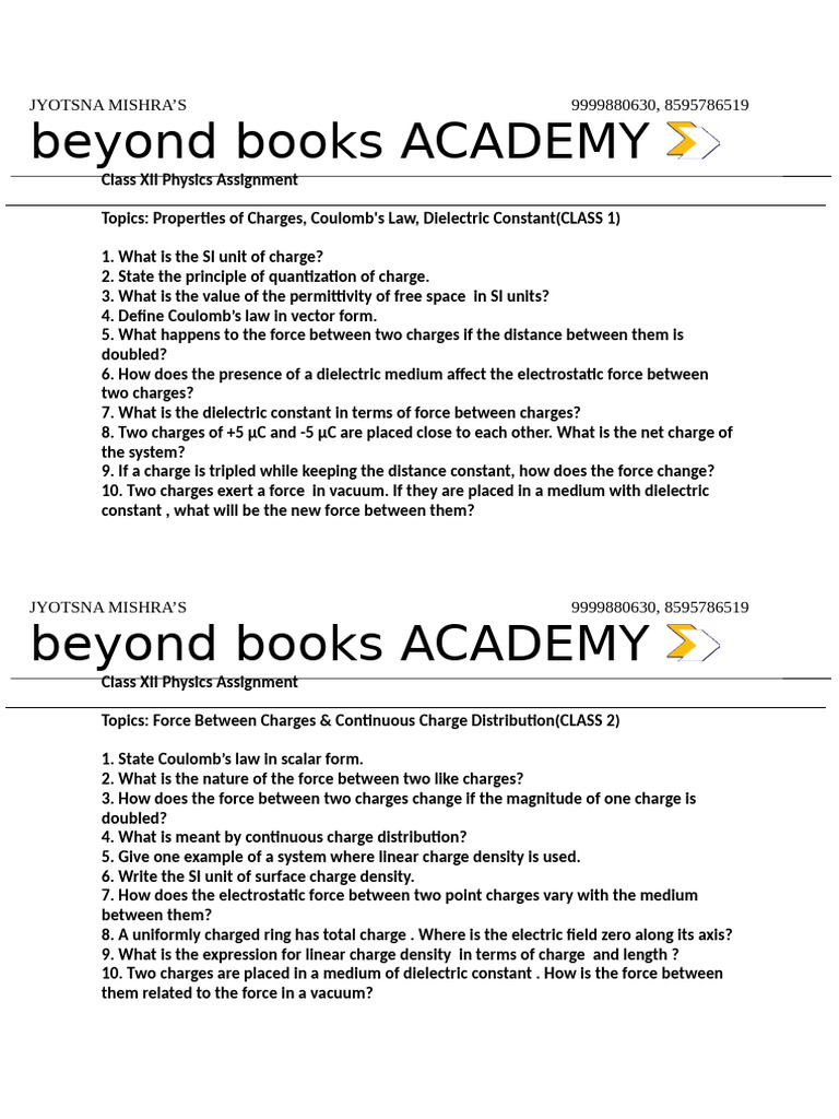 PHYSICS 202t-26 | PDF