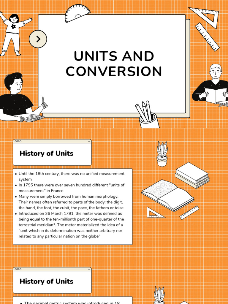 Units and Conversion: A Historical Overview | PDF | International ...
