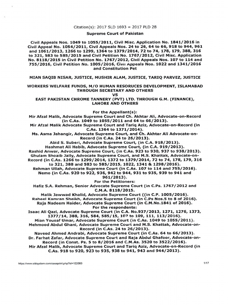 WWF Case Law | PDF