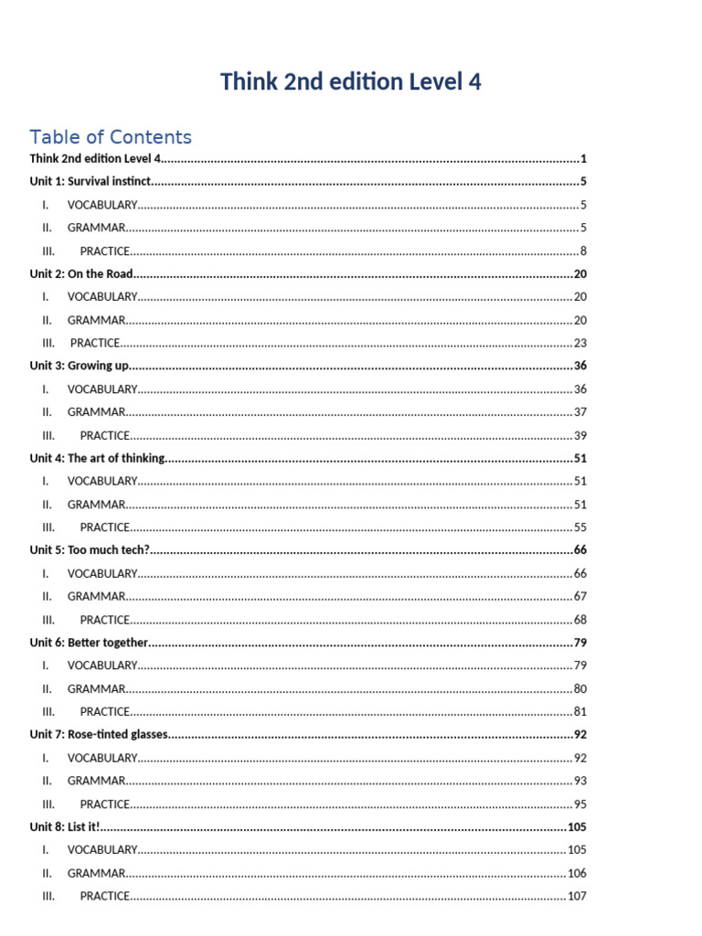 Think 2nd Edition Level 4 - FULL - Edited | PDF