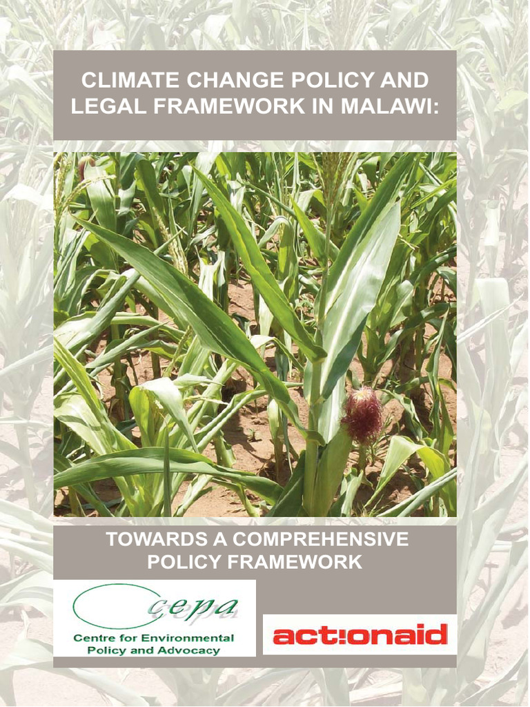 Climate Change Policy and Legal Framework in Malawi - Towards A ...