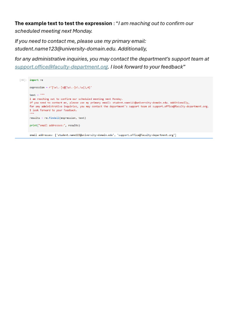 Applying The Expression | PDF