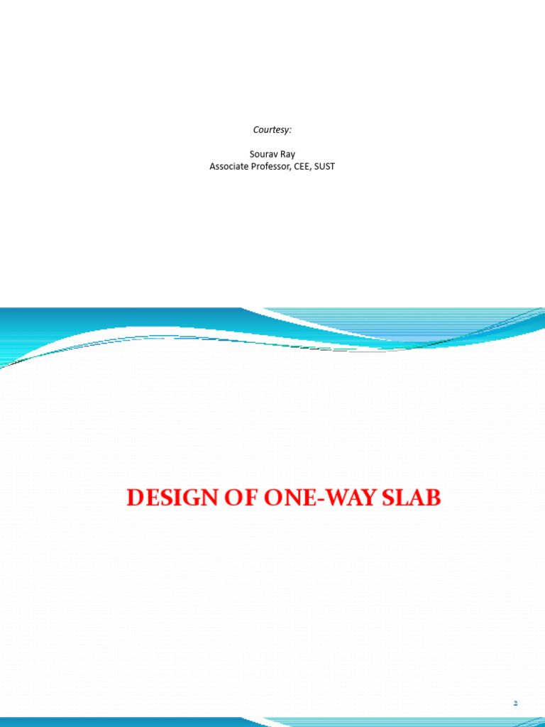 S-02 - Slab Design | PDF | Beam (Structure) | Mechanics