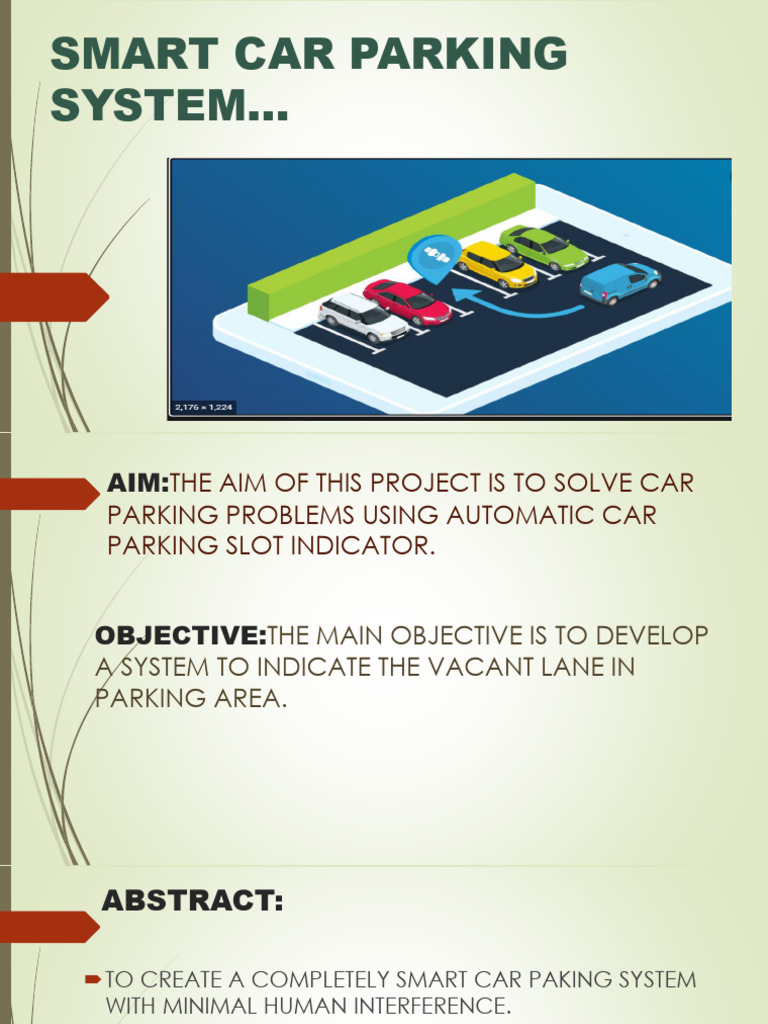 Smart Car Parking System | PDF