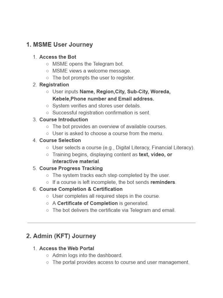 Telegram Bot User Journey and Use Case | PDF | World Wide Web ...