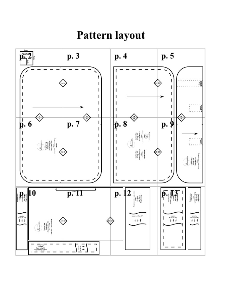 Laptop Bag (LARGE) PDF Pattern - Allsewpetite | PDF