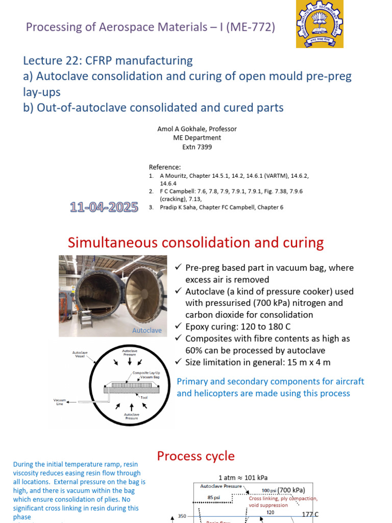 CFRP Manufacturing Techniques in ME772 | PDF | Mechanical Engineering ...