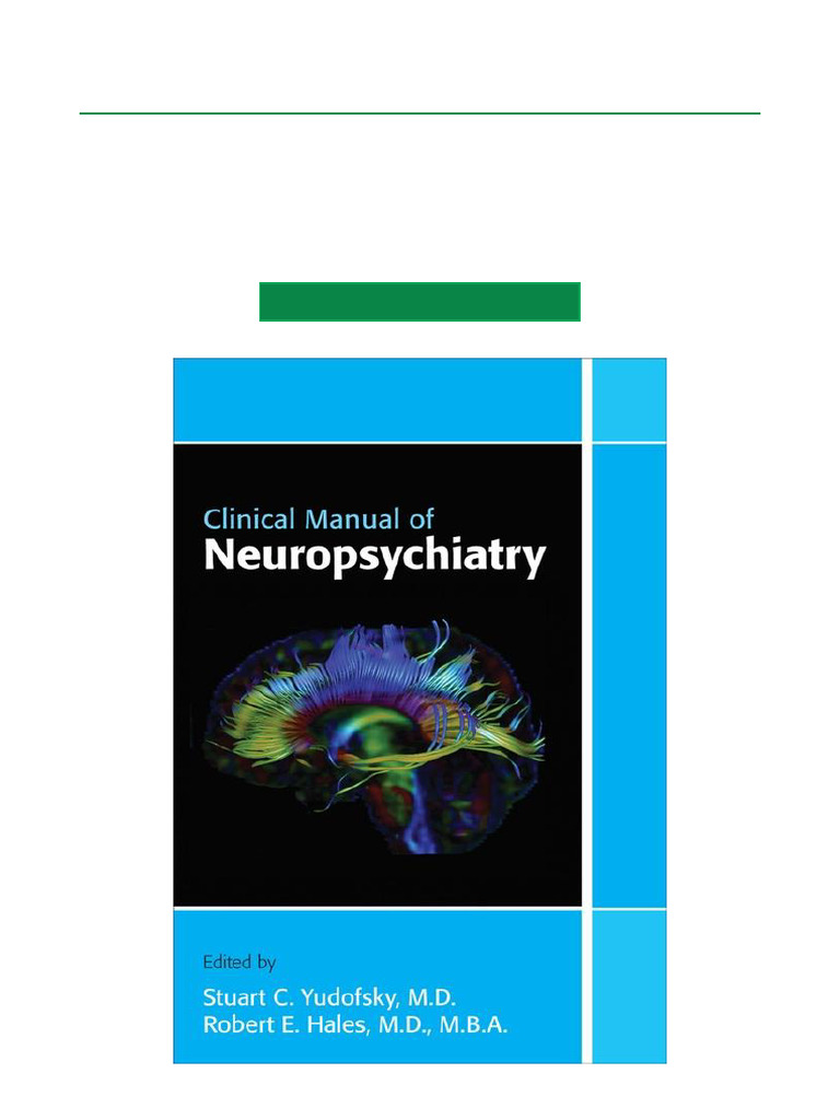 Clinical Manual of Neuropsychiatry Full-Resolution Download | PDF ...