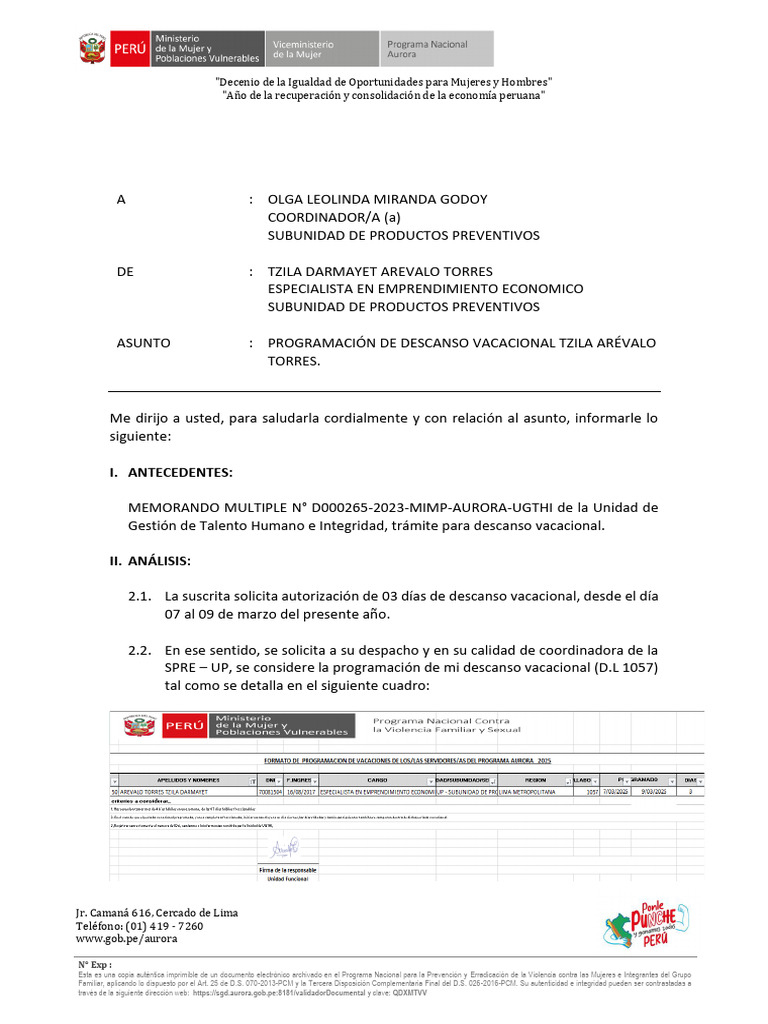 Informe R351 2025 Spre Tdat | PDF