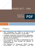 The Companies Act, 1956